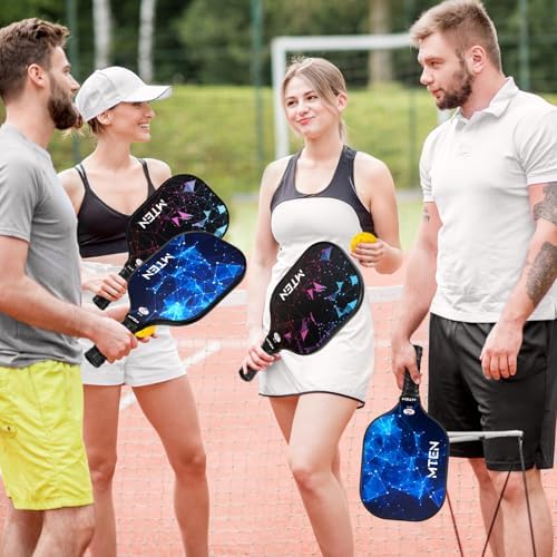 USAPA Approved Fiberglass Surface Pickleball Set for Men and Women Global Recycled Standard