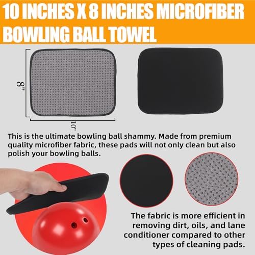 TonGass Bowling Accessories Kit for Beginners, Microfiber Towel & Cleaner Spray | TonGass Bowling Thumb Tape Set and Cl