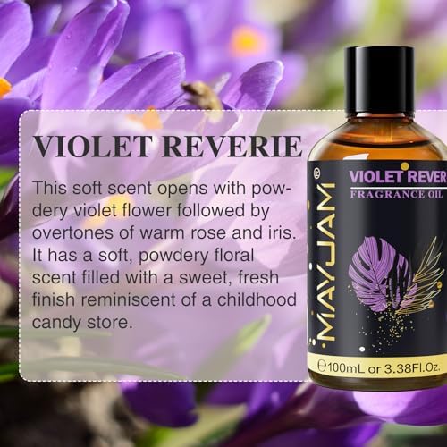 MAYJAM Sandalwood Essential Oil - Pure Fragrance Oil for Diffuser and Soap Candle Making, Ideal for Home and Office, 10