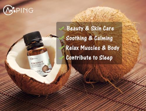 Sandalwood & Clary Sage Essential Oils for Aroma and Spa - 100% Pure Organic Natural Plant Oils, 2x10ML Sandalwood & C