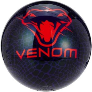 On The Ball Bowling Motiv Venom Undrilled Spare Ball for Advanced Bowlers in Games
