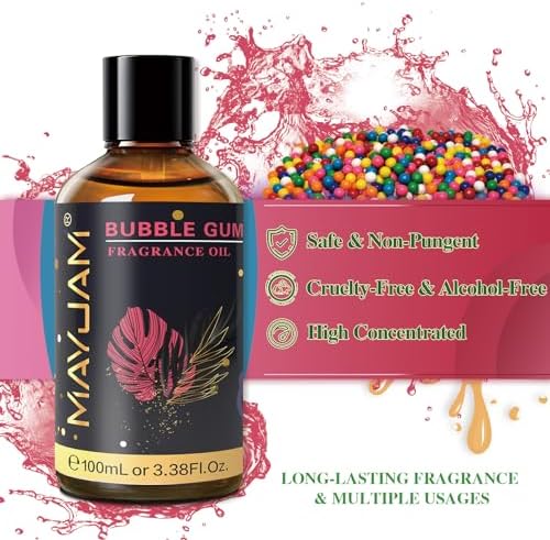 MAYJAM Sandalwood Essential Oil - Pure Fragrance Oil for Diffuser and Soap Candle Making, Ideal for Home and Office, 10