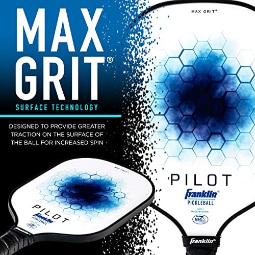 Franklin Sports Pilot Polypropylene Core Pickleball Paddle for Adults | Official USA Pickleball Paddle by Franklin Spor