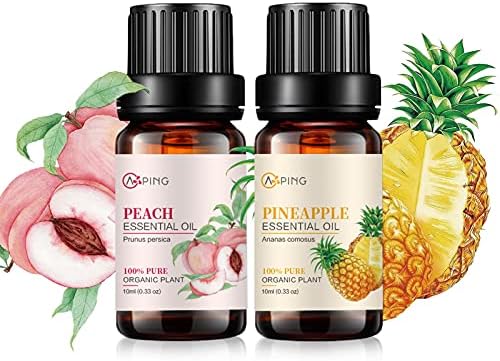 Sandalwood & Clary Sage Essential Oils for Aroma and Spa - 100% Pure Organic Natural Plant Oils, 2x10ML Sandalwood & C