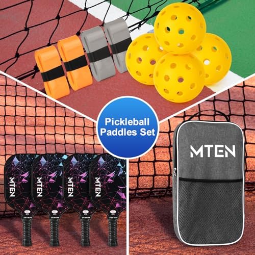 USAPA Approved Fiberglass Surface Pickleball Set for Men and Women Global Recycled Standard