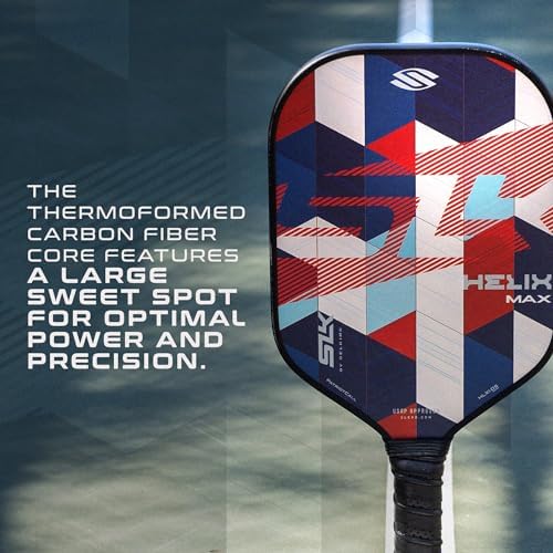 Thermoformed Carbon Fiber Pickleball Paddles for Unmatched Control | Selkirk Sport SLK Helix Pro Pickleball Paddle | Se