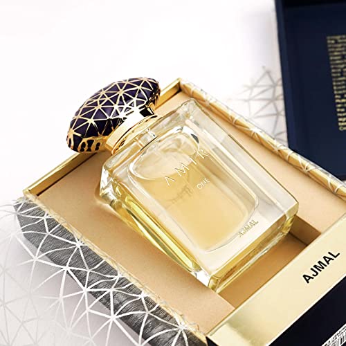 Ajmal Amir One Eau de Parfum 1.7 Fl Oz | Long-Lasting Arabic Perfume for Men & Women | Floral, Spicy & Ambery Oriental F