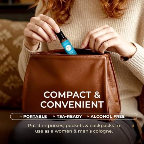 Gya Labs Frankincense & Somali Myrrh Essential Oil Roll On - Convenience - Camping Enthusiasts - Aromatherapy Relief, Cl