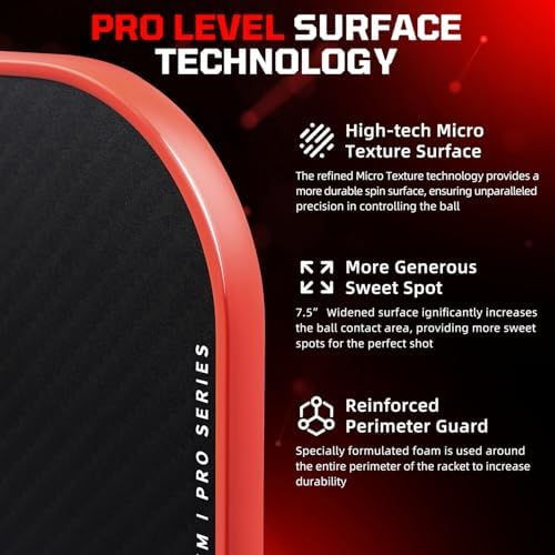 BAGAIL USAPA Approved Pickleball Paddles Set for Traction and Stability | Lightweight BAGAIL Pickleball Rackets with 4