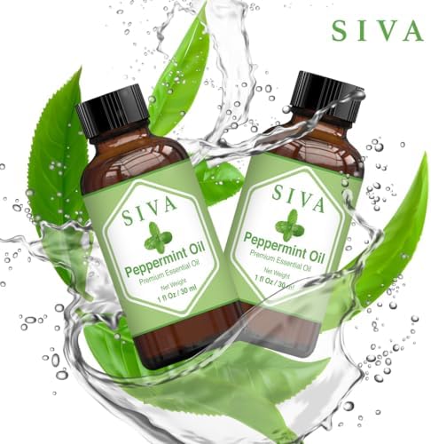 Siva Rosemary Essential Oil - 100% Natural Rosemary Oil – for Skin Care, Hair Care, Aromatherapy - 4 Fl Oz with Dropper