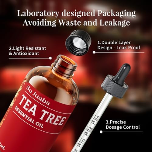 Sujuaba Sandalwood Oil for Diffuser and Skincare 4 Fl Oz - 100% Natural Aromatherapy Oil - Perfect for Relaxation and DI