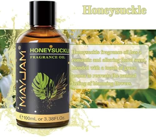 MAYJAM Sandalwood Essential Oil - Pure Fragrance Oil for Diffuser and Soap Candle Making, Ideal for Home and Office, 10