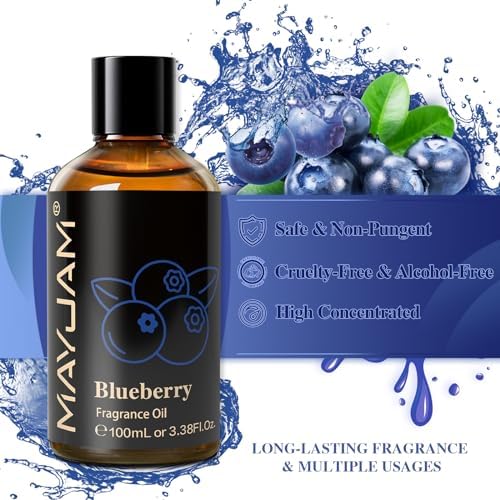 MAYJAM Sandalwood Essential Oil - Pure Fragrance Oil for Diffuser and Soap Candle Making, Ideal for Home and Office, 10