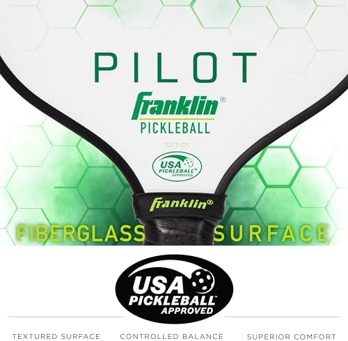 Franklin Sports Pilot Polypropylene Core Pickleball Paddle for Adults | Official USA Pickleball Paddle by Franklin Spor