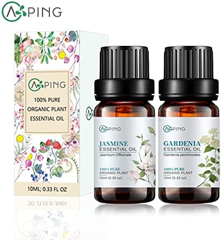 Sandalwood & Clary Sage Essential Oils for Aroma and Spa - 100% Pure Organic Natural Plant Oils, 2x10ML Sandalwood & C