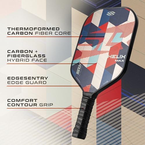 Thermoformed Carbon Fiber Pickleball Paddles for Unmatched Control | Selkirk Sport SLK Helix Pro Pickleball Paddle | Se