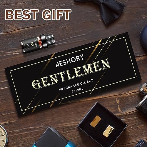 Woody Essential Oils Set for Candle Making & Diffuser - 6x10ML Teakwood, Sandalwood, Cedarwood, Cypress, Forest Pine, F