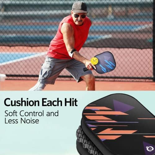 USAPA Approved Lightweight Pickleball Rackets for Casual Players | Durable Fiberglass Surface Picks with Polypropylene