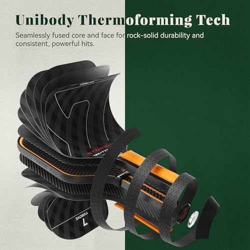 T700 Raw Carbon Fiber Pickleball Paddle for Ultimate Spin & Consistency USAPA ApprovedPremium Pickle Ball Racket with 16