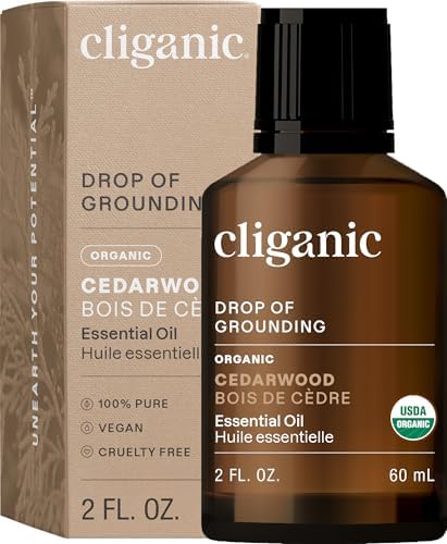 Cliganic Organic Frankincense Essential Oil - Boswellia Serrata, 100% Pure Natural Undiluted, for Stress Relief and Rela