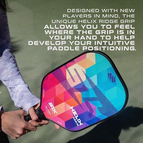 Thermoformed Carbon Fiber Pickleball Paddles for Unmatched Control | Selkirk Sport SLK Helix Pro Pickleball Paddle | Se