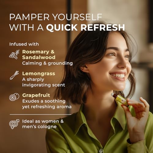 Gya Labs Frankincense & Somali Myrrh Essential Oil Roll On - Convenience - Camping Enthusiasts - Aromatherapy Relief, Cl