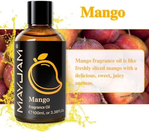 MAYJAM Sandalwood Essential Oil - Pure Fragrance Oil for Diffuser and Soap Candle Making, Ideal for Home and Office, 10