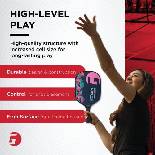 GAMMA Pickleball Paddles for Men & Women - Additional Power & Control, Honeycomb Grip, USAAPA Approved | GAMMA USA Made