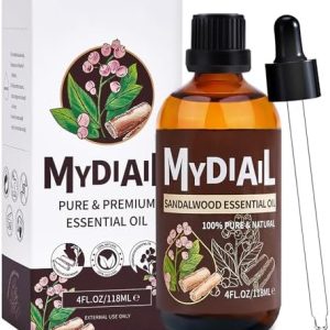 Sandalwood Essential Oil for Diffuser and Aromatherapy - 118ML/4Fl Oz Sandalwood Essential Oil for Skin Care and Mas