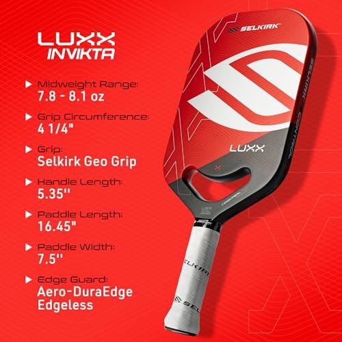 Selkirk Sport LUXX Control Pickleball Paddle - Carbon Fiber Paddles for Unmatched Control and Added Power | Selkirk Spo