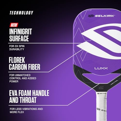 Selkirk Sport LUXX Control Pickleball Paddle - Carbon Fiber Paddles for Unmatched Control and Added Power | Selkirk Spo