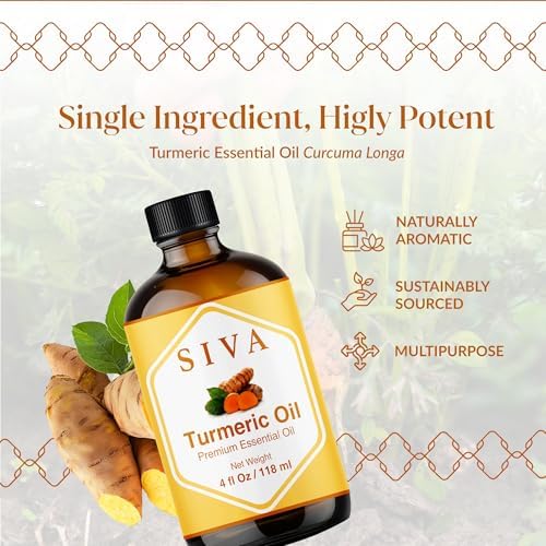 Siva Rosemary Essential Oil - 100% Natural Rosemary Oil – for Skin Care, Hair Care, Aromatherapy - 4 Fl Oz with Dropper
