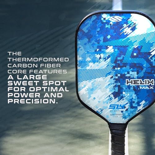 Thermoformed Carbon Fiber Pickleball Paddles for Unmatched Control | Selkirk Sport SLK Helix Pro Pickleball Paddle | Se