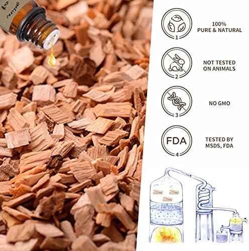 Yethious Pure Sandalwood Essential Oil for Aromatherapy & Diffuser - 10ML