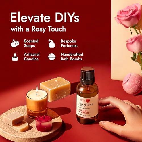 H'ana Sandalwood Essential Oil - 1.02 Fl Oz - for Hair and Skin, Aromatherapy, DIY Soap Making - ClimatePartner Certifie