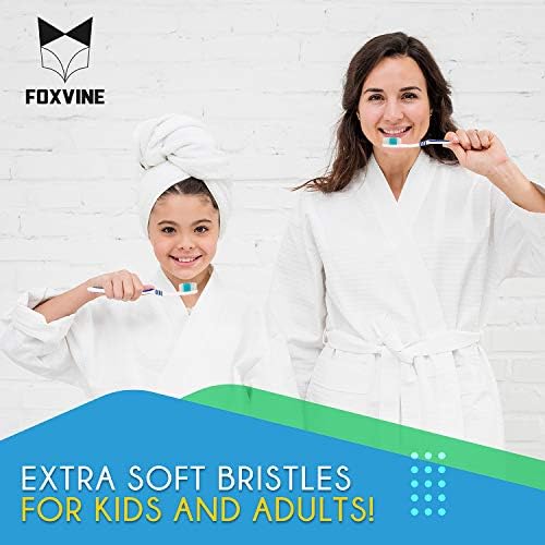 Bulk Toothbrushes 50 Pack for Adults & Kids | Made with a Medium-Soft Large Brush Head | BPA-Free & Disposable Bulk To