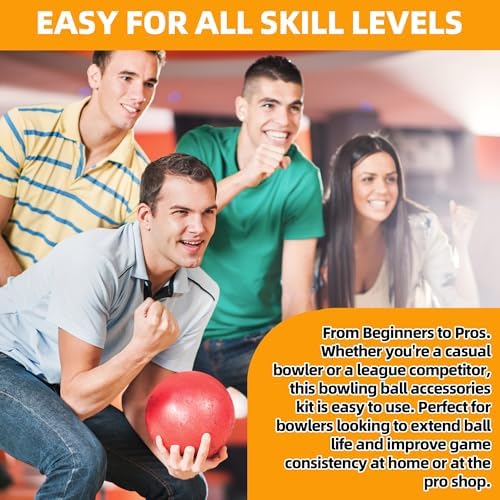 TonGass Bowling Accessories Kit for Beginners, Microfiber Towel & Cleaner Spray | TonGass Bowling Thumb Tape Set and Cl