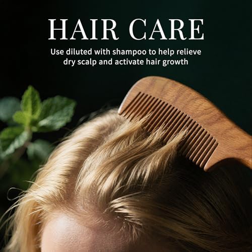 Sujuaba Sandalwood Oil for Diffuser and Skincare 4 Fl Oz - 100% Natural Aromatherapy Oil - Perfect for Relaxation and DI