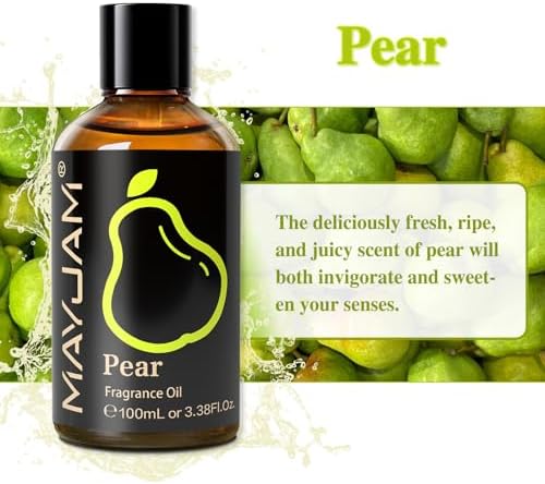 MAYJAM Sandalwood Essential Oil - Pure Fragrance Oil for Diffuser and Soap Candle Making, Ideal for Home and Office, 10