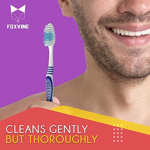 Bulk Toothbrushes 50 Pack for Adults & Kids | Made with a Medium-Soft Large Brush Head | BPA-Free & Disposable Bulk To