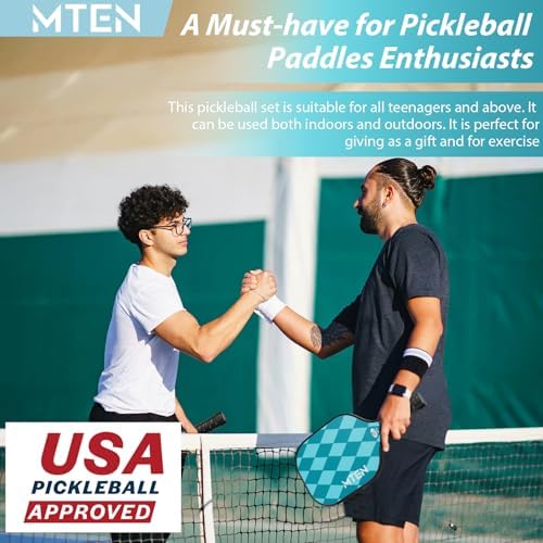 USAPA Approved Fiberglass Surface Pickleball Set for Men and Women Global Recycled Standard