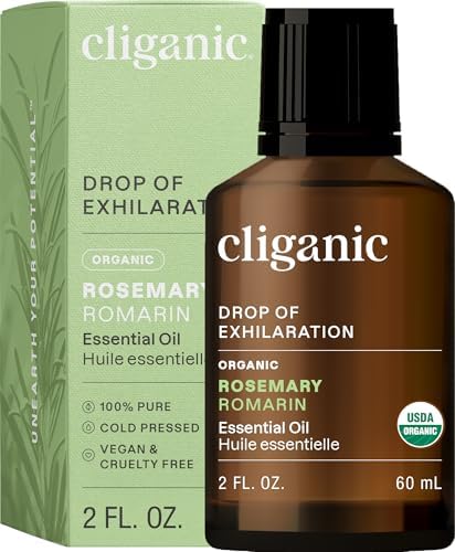 Cliganic Organic Frankincense Essential Oil - Boswellia Serrata, 100% Pure Natural Undiluted, for Stress Relief and Rela
