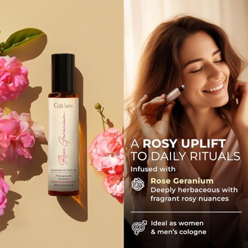 Gya Labs Frankincense & Somali Myrrh Essential Oil Roll On - Convenience - Camping Enthusiasts - Aromatherapy Relief, Cl