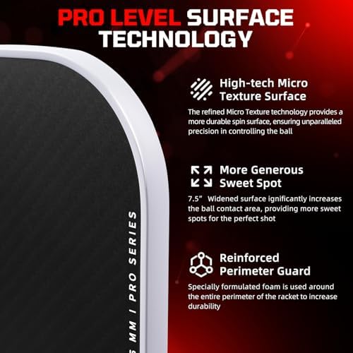 BAGAIL USAPA Approved Pickleball Paddles Set for Traction and Stability | Lightweight BAGAIL Pickleball Rackets with 4