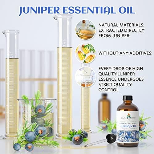 EVOKE OCCU Cinnamon Essential Oil and Juniper Essential Oil for Relaxation - Stress Relief and Muscle Pain Relief - 4 Fl