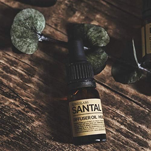 Santal Diffuser Oil Amber Coco Vanilla Cedar Sandalwood Musk for Home Fragrance Projects(.33 oz/10 ml) Santal Diffuser