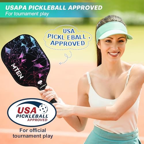 USAPA Approved Fiberglass Surface Pickleball Set for Men and Women Global Recycled Standard