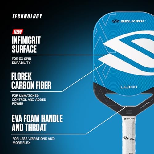 Selkirk Sport LUXX Control Pickleball Paddle - Carbon Fiber Paddles for Unmatched Control and Added Power | Selkirk Spo