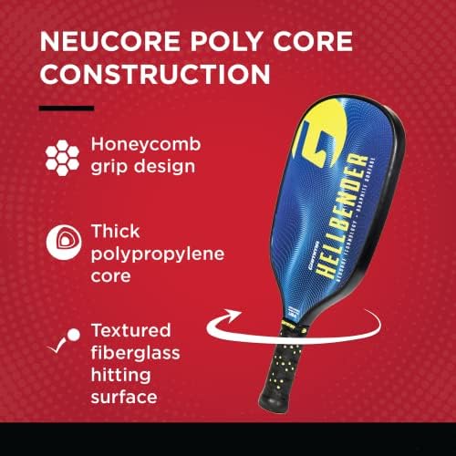 GAMMA Pickleball Paddles for Men & Women - Additional Power & Control, Honeycomb Grip, USAAPA Approved | GAMMA USA Made