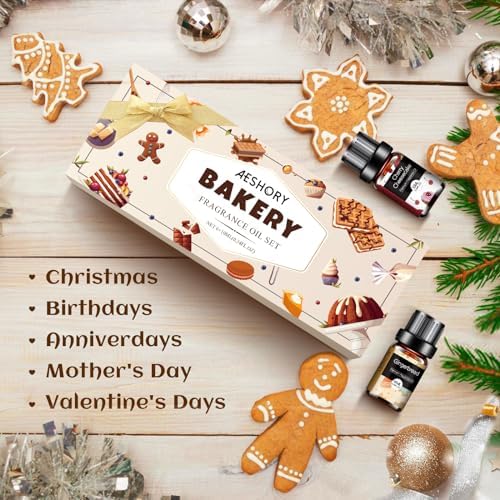 Woody Essential Oils Set for Candle Making & Diffuser - 6x10ML Teakwood, Sandalwood, Cedarwood, Cypress, Forest Pine, F